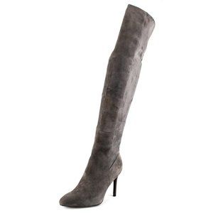 COLE HAAN EMILEE OTK GRAY SUEDE BOOT  9M NEW W/BOX